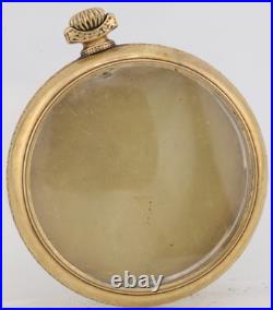 KEYSTONE J. BOSS 14k GOLD FILLED POCKET WATCH CASE 44.4mm (M3)