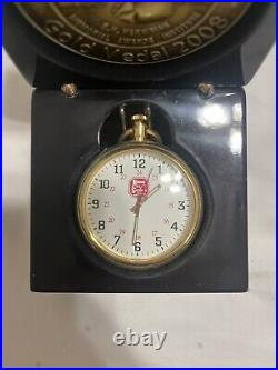 Kansas City Southern 2008 Gold Medal Award Pocket Watch with Case