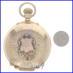 Keystone Victorian Hunter Pocket Watch Case Men's Gold Filled Antique Parts