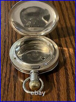 Keystone watch case, 5.0 Oz. Coin Case, HUNTER WITH GLASS and stem, crown, sleeve
