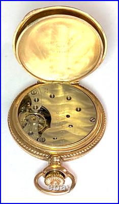 Knickerbocker NY Size 3/0 20yr Gold Filled Hunters Case Pocket Watch Not Running