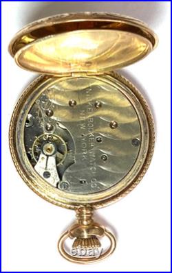 Knickerbocker NY Size 3/0 20yr Gold Filled Hunters Case Pocket Watch Not Running