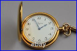 LONGINES Pocket Watch 5108 878 Gold Stainless Case White Dial MT From JAPAN Y290