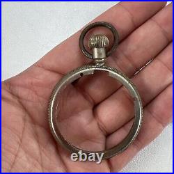 LOT OF 3 ANTIQUE 16s & 8s JEWELERS POCKET WATCH CASES (FOR PARTS)