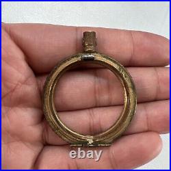 LOT OF 3 ANTIQUE 16s & 8s JEWELERS POCKET WATCH CASES (FOR PARTS)