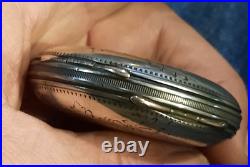 LOW# Peoria Watch Co. 15j Hunting Case TRULY RARE MOVEMENT RUNS circa 1888