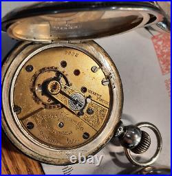 LOW# Peoria Watch Co. 15j Hunting Case TRULY RARE MOVEMENT RUNS circa 1888