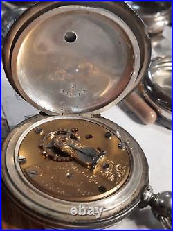 LOW# Peoria Watch Co. 15j Hunting Case TRULY RARE MOVEMENT RUNS circa 1888