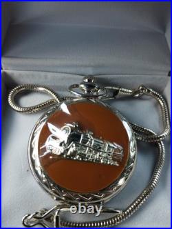 L@@k! Estate Sale Find! Vintage Pocket Watch With Case & Chain
