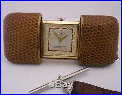 Laco Pocket Watch with Snakeskin Case / Reloj de Bolsillo con Piel de Serpiente