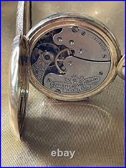 Ladies 128-year-old Waltham Pocket Watch Fancy 17 Jewel 20 Year Case