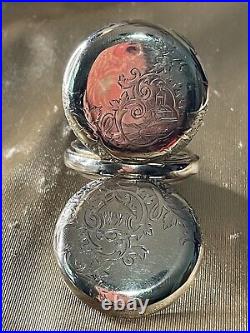 Ladies 128-year-old Waltham Pocket Watch Fancy 17 Jewel 20 Year Case