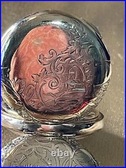 Ladies 128-year-old Waltham Pocket Watch Fancy 17 Jewel 20 Year Case