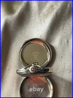 Ladies 128-year-old Waltham Pocket Watch Fancy 17 Jewel 20 Year Case