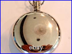 Large 18SZ-Elgin Pocket Watch-HH Taylor -in Monster Case, 15 Jewel- Runs Great