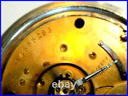 Large Elgin Pocket Watch in Nice 18SZ Case- 55.5M- Serviced 7J Vintage 1910