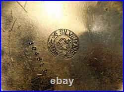 Large Monster Elgin Pocket Watch 62.5mm, with rhinestones, new glass, runs great