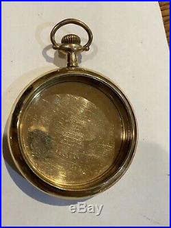 Large Quanity 185.9 GramAntique Gold Filled Pocket Watch Cases Fix Or Scrap Gold