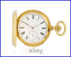 Le Coultre 18K heavy hunter case minute repeater pocket watch, nice chime