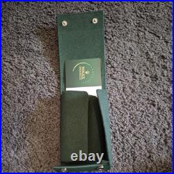 Leather Watch Pouch Service Center Travel Case & 2 year warranty card