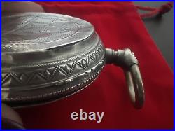 Ligne Droite Case Pocket Watch Carriage Silver 800 Locomotive Antique 1800
