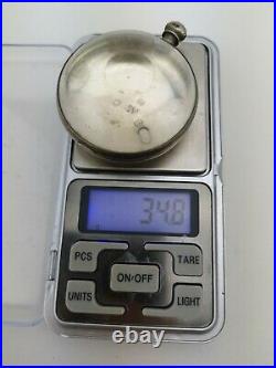 London Silver Verge Pocket Watch Innter Case Empty With Bullseye Glass (K27)