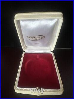 Longines Box Pocket Watch Case Box Ultra Rare Years 1960