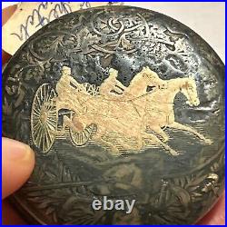 Longines GRAND PRIX 1900 800 silver hunter case Pocket Watch Need Repairs