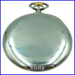 Longines Sterling Silver Full Hunter Pocket Watch Extra Flat (Circa 1905)