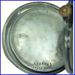 Longines Sterling Silver Full Hunter Pocket Watch Extra Flat (Circa 1905)