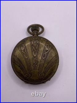 Lot Antique. 800 Silver Pocket Watch & Big Double Hunter Case Gold & Jewelry