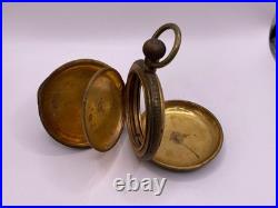 Lot Antique. 800 Silver Pocket Watch & Big Double Hunter Case Gold & Jewelry