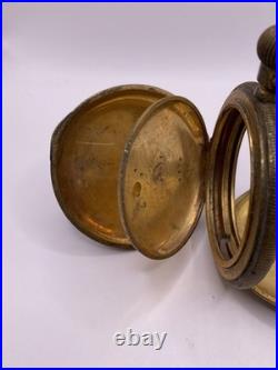 Lot Antique. 800 Silver Pocket Watch & Big Double Hunter Case Gold & Jewelry