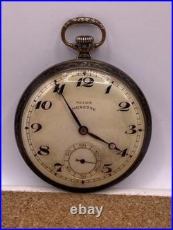 Lot Antique. 800 Silver Pocket Watch & Big Double Hunter Case Gold & Jewelry