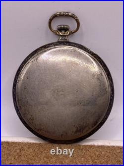 Lot Antique. 800 Silver Pocket Watch & Big Double Hunter Case Gold & Jewelry