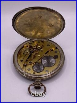 Lot Antique. 800 Silver Pocket Watch & Big Double Hunter Case Gold & Jewelry