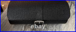 Louis Vuitton Ardoise Taiga Black 3 Watch Case Retails $1,220 Rare