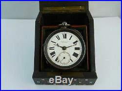 Lovely George III Mother Of Pearl Inlaid Pocket Watch Case