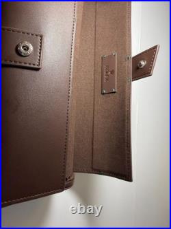 Luxury Brown Leather Watch Roll Travel Case 3 Slot Storage Pouch Collector Gift