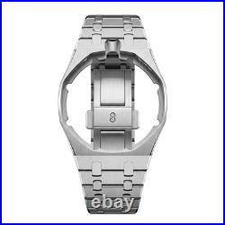 Luxury Stainless Steel Octagonal Case Band Mod Kit For Royal Pop Pocket Watch