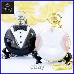 Luxury peronalized wedding gift for couple l Personalised Pocket Watch Wedding