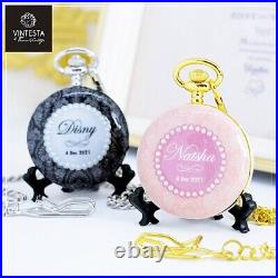 Luxury peronalized wedding gift for couple l Personalised Pocket Watch Wedding