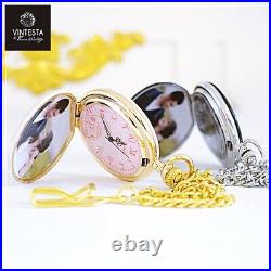 Luxury peronalized wedding gift for couple l Personalised Pocket Watch Wedding