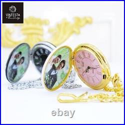 Luxury peronalized wedding gift for couple l Personalised Pocket Watch Wedding