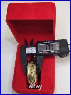 MINT 54mm WESTCLOX USA RAILROAD TRAIN VINTAGE POCKET WATCH