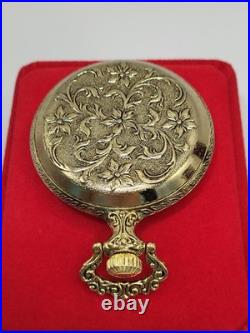 MINT 54mm WESTCLOX USA RAILROAD TRAIN VINTAGE POCKET WATCH