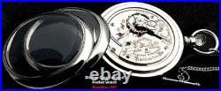 MINT High End Railroad Display Case 21 Jewels Pocket Watch Hamilton 940 Working
