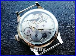 MOLNIJA MARRIAGE Converted Vintage Molnija Pocket Watch New Stainless Steel Case