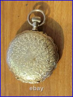 Marvin Pocket Watch Hunter case Gold Plated mouvement 15s