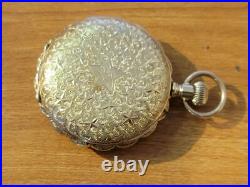 Marvin Pocket Watch Hunter case Gold Plated mouvement 15s